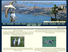 Tablet Screenshot of otago-peninsula.co.nz